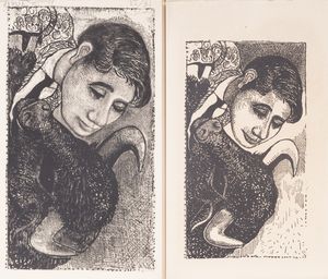 Federico Garcia Lorca : Chant funebre pour Ignacio Sanchez Mejias. Traduction de Guy Lvis Mano. 5 gravures de Javier Vilat & Texte Espagnol.  - Asta Libri, autografi e stampe - Associazione Nazionale - Case d'Asta italiane