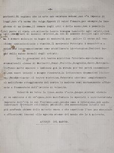 Antonio Del Mastro : Il teatro sintetico e il suo avvenire  - Asta Libri, autografi e stampe - Associazione Nazionale - Case d'Asta italiane