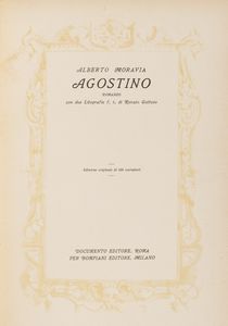 Renato Guttuso : Agostino  - Asta Libri, autografi e stampe - Associazione Nazionale - Case d'Asta italiane