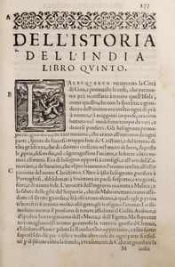 Giovanni Pietro Maffei : Le Istorie delle Indie Orientali  - Asta Libri, autografi e stampe - Associazione Nazionale - Case d'Asta italiane