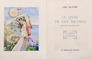Axel Munthe - Le livre de San Michele. Traduction de Paul Rodocanachi. Illustrations de Brunelleschi.