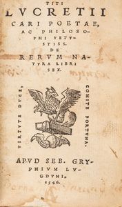 Tito Caro  Lucrezio - De rerum natura