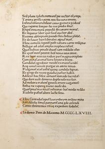 Lactantius, Lucius Coelius Firmianus : Opera  - Asta Libri, autografi e stampe - Associazione Nazionale - Case d'Asta italiane