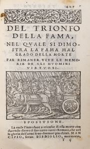 Petrarca, Francesco - Il Petrarca. Nuovamente revisto, e ricorretto da m. Lodovico Dolce.