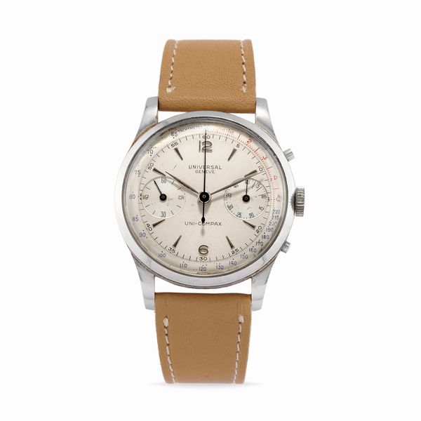 Universal Genève : Uni-Compax 22492, anni 50  - Asta Orologi - Associazione Nazionale - Case d'Asta italiane