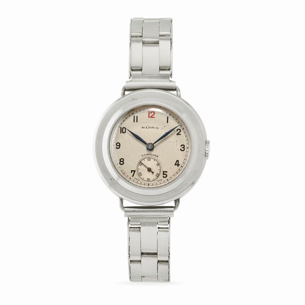 LONGINES : Disco Volante 4058 personalizzato per Mappin, anni 40  - Asta Orologi - Associazione Nazionale - Case d'Asta italiane