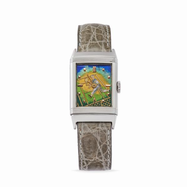 Jaeger-LeCoultre : Reverso con quadrante in smalto cloisonn, anni 40  - Asta Orologi - Associazione Nazionale - Case d'Asta italiane