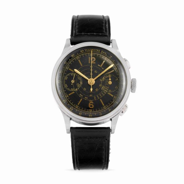 Ogines : cronografo, anni 40  - Asta Orologi - Associazione Nazionale - Case d'Asta italiane