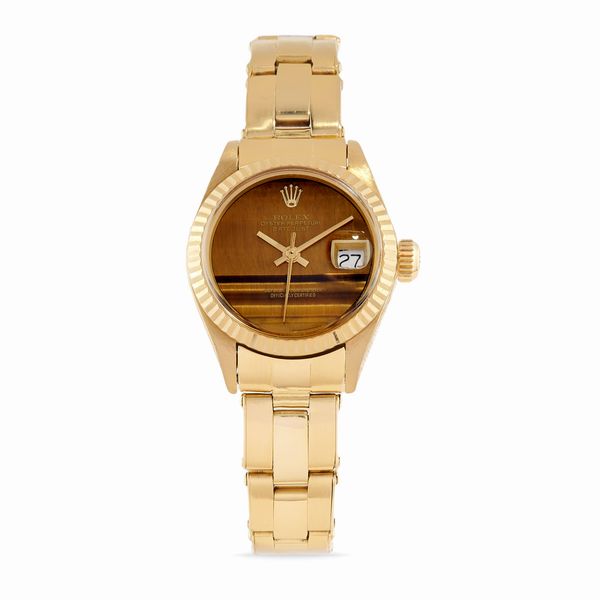 ROLEX : Datejust 6917 quadrante occhio di tigre, anni 70  - Asta Orologi - Associazione Nazionale - Case d'Asta italiane