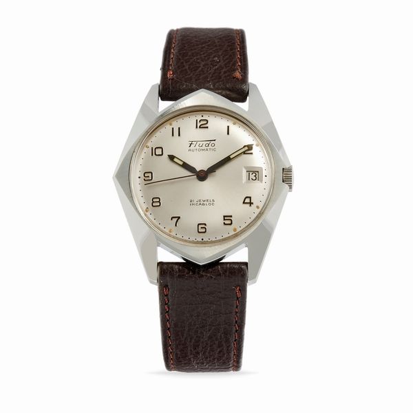 FLUDO : solotempo con data, anni 70  - Asta Orologi - Associazione Nazionale - Case d'Asta italiane