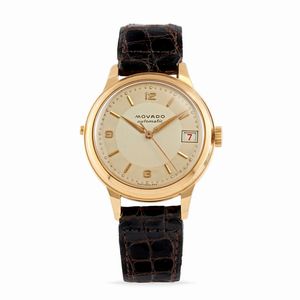 MOVADO - solotempo con data, anni 50