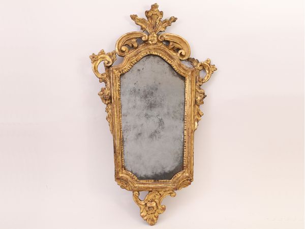 Ventolina in legno intagliato e dorato  - Asta Arredi e Dipinti dal Castello di Gamberaia a Firenze - Associazione Nazionale - Case d'Asta italiane