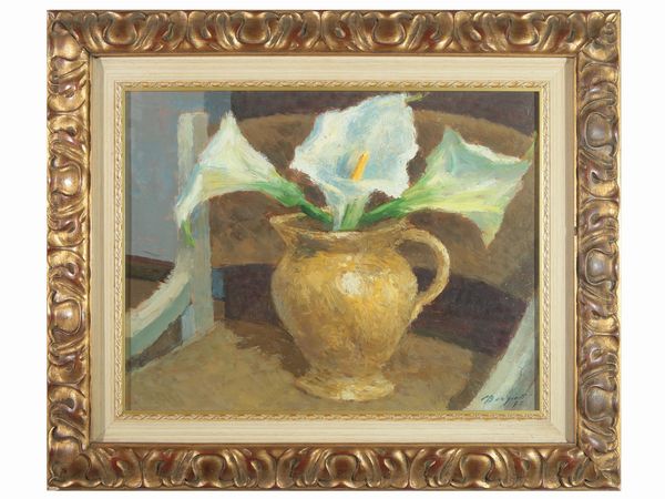 MARIO BORGIOTTI : Calle 1976  - Asta Arredi e Dipinti dal Castello di Gamberaia a Firenze - Associazione Nazionale - Case d'Asta italiane