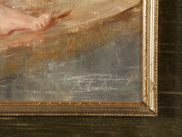 Luigi Togliarini : Susanna e i ladroni  - Asta Arredi e Dipinti dal Castello di Gamberaia a Firenze - Associazione Nazionale - Case d'Asta italiane