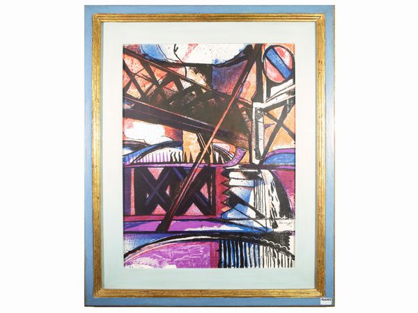 Fernando Farulli : Composizione e Personaggio  - Asta Arredi e Dipinti dal Castello di Gamberaia a Firenze - Associazione Nazionale - Case d'Asta italiane