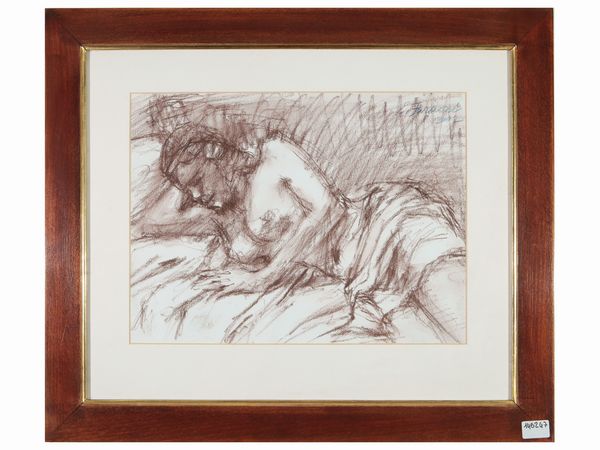 Enzo Faraoni : Studi di figura femminile Anni 2000  - Asta Arredi e Dipinti dal Castello di Gamberaia a Firenze - Associazione Nazionale - Case d'Asta italiane