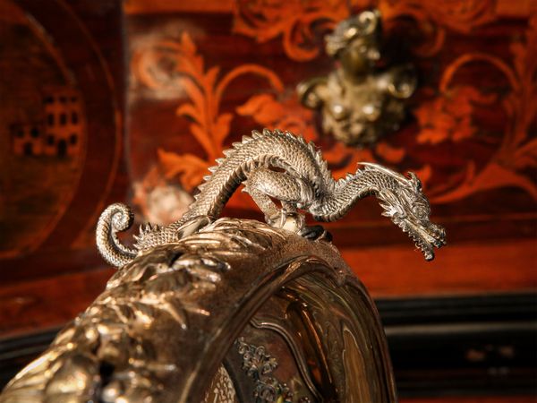 Cestino in argento  - Asta Arredi e Dipinti dal Castello di Gamberaia a Firenze - Associazione Nazionale - Case d'Asta italiane