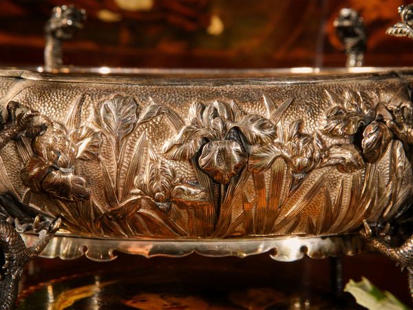 Cestino in argento  - Asta Arredi e Dipinti dal Castello di Gamberaia a Firenze - Associazione Nazionale - Case d'Asta italiane