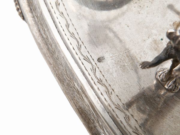Oliera in argento, Johann Matthias Lang  - Asta Arredi e Dipinti dal Castello di Gamberaia a Firenze - Associazione Nazionale - Case d'Asta italiane