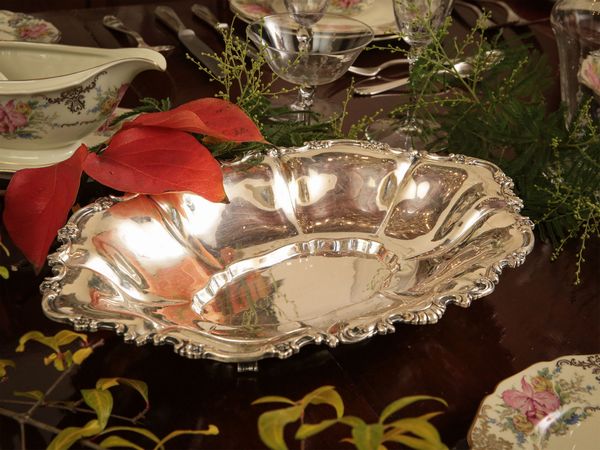 Cestino ovale in argento  - Asta Arredi e Dipinti dal Castello di Gamberaia a Firenze - Associazione Nazionale - Case d'Asta italiane