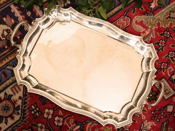 Guantiera in argento  - Asta Arredi e Dipinti dal Castello di Gamberaia a Firenze - Associazione Nazionale - Case d'Asta italiane