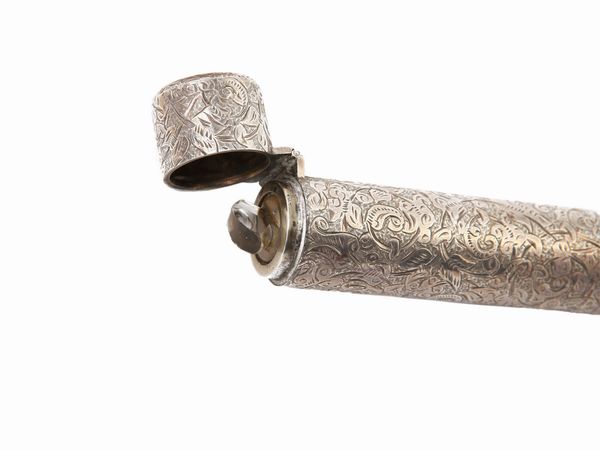 Lotto di curiosit� in argento  - Asta Arredi e Dipinti dal Castello di Gamberaia a Firenze - Associazione Nazionale - Case d'Asta italiane