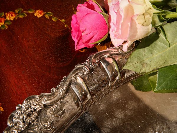 Servizio da t in argento  - Asta Arredi e Dipinti dal Castello di Gamberaia a Firenze - Associazione Nazionale - Case d'Asta italiane