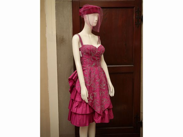 Abito da sera sartoriale  - Asta Arredi e Dipinti dal Castello di Gamberaia a Firenze - Associazione Nazionale - Case d'Asta italiane