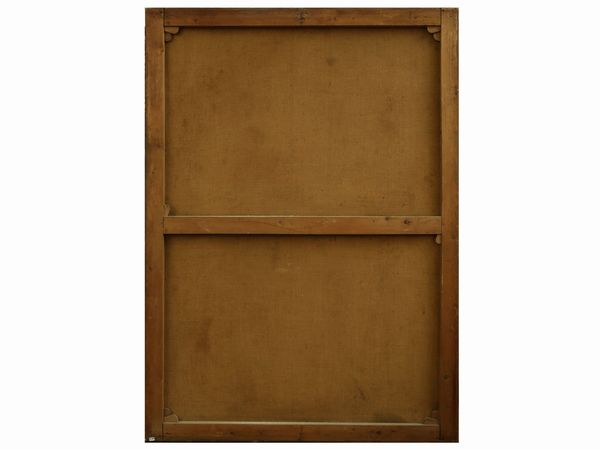 Scuola emiliana : Adamo ed Eva  - Asta Arredi e Dipinti dal Castello di Gamberaia a Firenze - Associazione Nazionale - Case d'Asta italiane