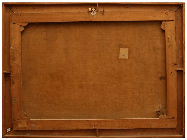 Scuola francese : Allegoria della Scultura  - Asta Arredi e Dipinti dal Castello di Gamberaia a Firenze - Associazione Nazionale - Case d'Asta italiane