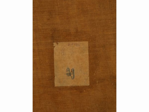 Scuola francese : Allegoria della Scultura  - Asta Arredi e Dipinti dal Castello di Gamberaia a Firenze - Associazione Nazionale - Case d'Asta italiane