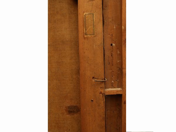 Scuola francese : Allegoria della Scultura  - Asta Arredi e Dipinti dal Castello di Gamberaia a Firenze - Associazione Nazionale - Case d'Asta italiane