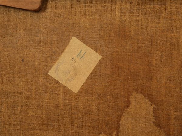 Scuola veneta : Capricci architettonici con rovine e personaggi  - Asta Arredi e Dipinti dal Castello di Gamberaia a Firenze - Associazione Nazionale - Case d'Asta italiane