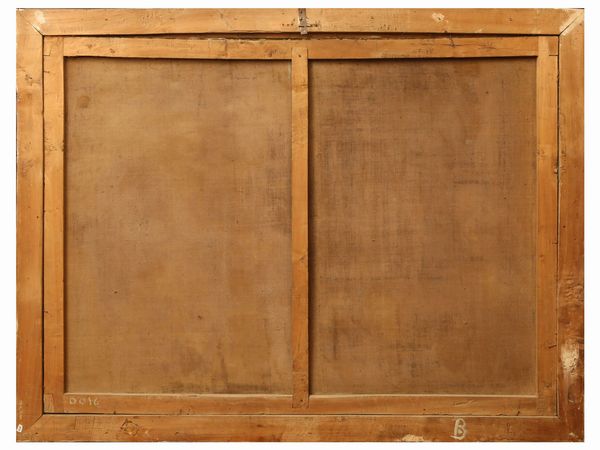 Cerchia di Marco Ricci : Paesaggio con rovine  - Asta Arredi e Dipinti dal Castello di Gamberaia a Firenze - Associazione Nazionale - Case d'Asta italiane