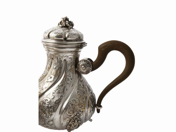 Servizio da t e caff in argento  - Asta Arredi e Dipinti dal Castello di Gamberaia a Firenze - Associazione Nazionale - Case d'Asta italiane