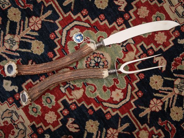 Set da trinciante  - Asta Arredi e Dipinti dal Castello di Gamberaia a Firenze - Associazione Nazionale - Case d'Asta italiane