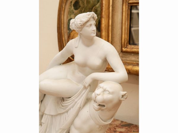 Gruppo in biscuit  - Asta Arredi e Dipinti dal Castello di Gamberaia a Firenze - Associazione Nazionale - Case d'Asta italiane