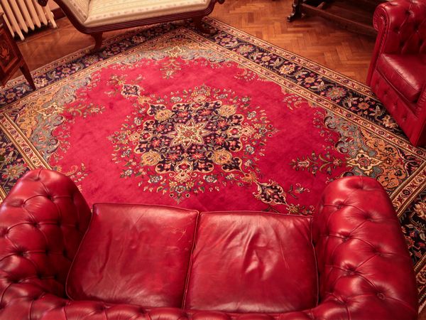 Tappeto persiano Tabriz  - Asta Arredi e Dipinti dal Castello di Gamberaia a Firenze - Associazione Nazionale - Case d'Asta italiane