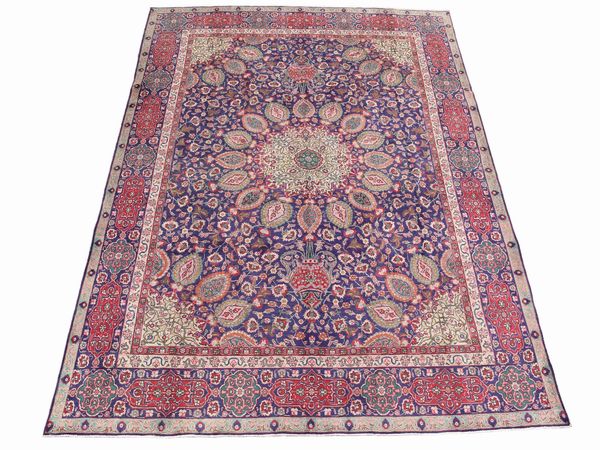 Tappeto persiano Tabriz  - Asta Arredi e Dipinti dal Castello di Gamberaia a Firenze - Associazione Nazionale - Case d'Asta italiane