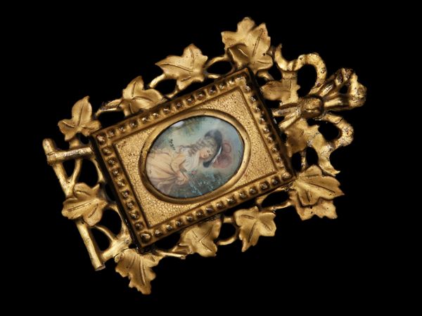 Cornice in legno intagliato e dorato a motivi vegetali  - Asta Arredi e Dipinti dal Castello di Gamberaia a Firenze - Associazione Nazionale - Case d'Asta italiane