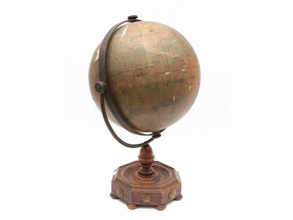 Globo Geohydro-graphico  - Asta Arredi e Dipinti dal Castello di Gamberaia a Firenze - Associazione Nazionale - Case d'Asta italiane