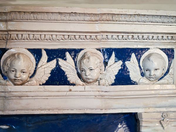 Da Andrea e Giovanni della Robbia : Madonna con Bambino tra santi e angeli  - Asta Arredi e Dipinti dal Castello di Gamberaia a Firenze - Associazione Nazionale - Case d'Asta italiane