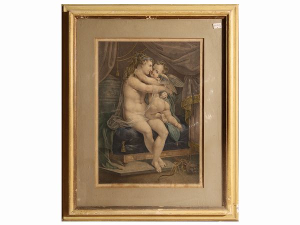 Tre antiche incisioni  - Asta Arredi e Dipinti dal Castello di Gamberaia a Firenze - Associazione Nazionale - Case d'Asta italiane