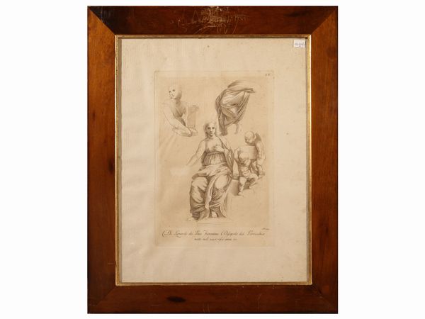 Tre antiche incisioni  - Asta Arredi e Dipinti dal Castello di Gamberaia a Firenze - Associazione Nazionale - Case d'Asta italiane