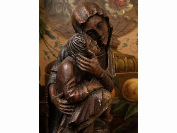 Madonna con Bambino  - Asta Arredi e Dipinti dal Castello di Gamberaia a Firenze - Associazione Nazionale - Case d'Asta italiane