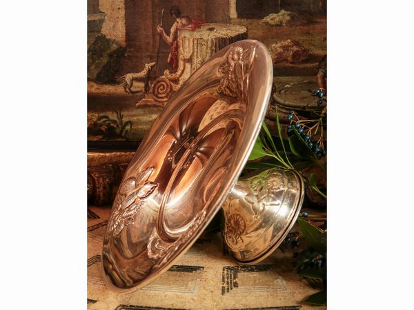 Alzata in argento  - Asta Arredi e Dipinti dal Castello di Gamberaia a Firenze - Associazione Nazionale - Case d'Asta italiane