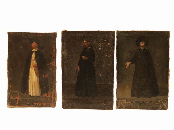 Monaci di vari ordini religiosi  - Asta Arredi e Dipinti dal Castello di Gamberaia a Firenze - Associazione Nazionale - Case d'Asta italiane