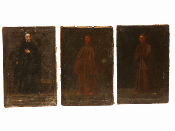 Monaci di vari ordini religiosi  - Asta Arredi e Dipinti dal Castello di Gamberaia a Firenze - Associazione Nazionale - Case d'Asta italiane