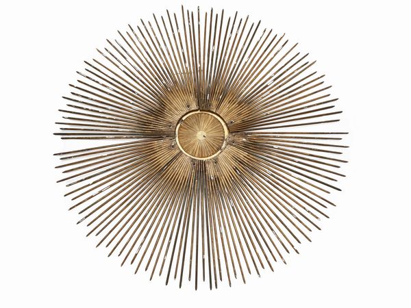 Grande raggiera in legno intagliato e dorato  - Asta Arredi e Dipinti dal Castello di Gamberaia a Firenze - Associazione Nazionale - Case d'Asta italiane