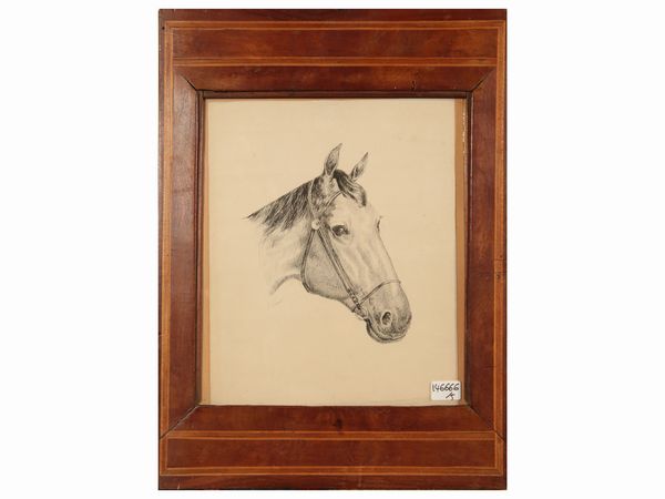 Raccolta a soggetto equestre  - Asta Arredi e Dipinti dal Castello di Gamberaia a Firenze - Associazione Nazionale - Case d'Asta italiane